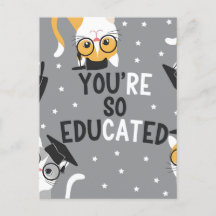 あなたは非常に教育おもしろいを受けた猫