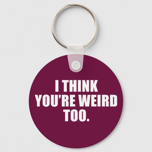 あなたは風変わりキーチェーン キーホルダー (正面)