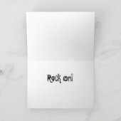 「あなたは風変わり...」 グリーティングカード (内部)