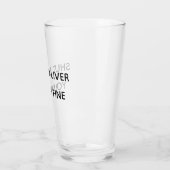 あなたは飲んで肝臓を閉じ素晴らしおもしろいる タンブラーグラス (左)