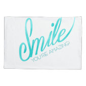 あなたは驚かせるスマイル 枕カバー (裏面)
