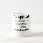 あなたは驚きはベビーシッターになる私が言う コーヒーマグカップ (中央)