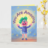 あなたは驚くばかりだ カード (黄色い花)