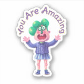 あなたは驚くばかりだ シール (正面)