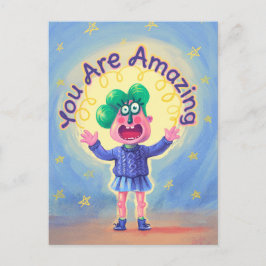 あなたは驚くばかりだ ポストカード