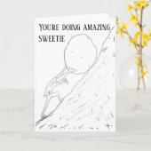 あなたは驚くべき行う,スウィーティ – アップし与えない カード (黄色い花)