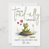 あなたは驚くべき | おもしろいバレンタインデー シーズンカード (正面)