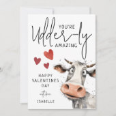 あなたは驚くべき | おもしろいバレンタインデー シーズンカード (正面)