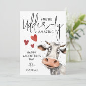 あなたは驚くべき | おもしろいバレンタインデー シーズンカード (スタンド正面)
