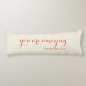 あなたは驚くほどその引用文 ボディピロー (正面)