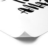 あなたは驚くほど完璧である必要はない ポスター (角)