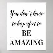 あなたは驚くほど完璧である必要はない ポスター (正面)