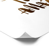 あなたは驚くほど完璧である必要はない ポスター (角)