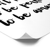 あなたは驚くほど完璧である必要はない ポスター (角)