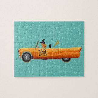 あなたは魔女はハロウィーンのユーモアの悪いようなこと言う ジグソーパズル