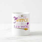 あなたは魔女は悪いことはハロウィーンの魔女のように言う コーヒーマグカップ (中央)