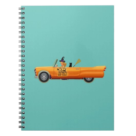 あなたは魔女を悪い事のように言う ノートブック (正面)