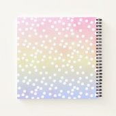 あなたは魔法だ！かわいいユニコーンのキッズノート ノートブック (裏面)