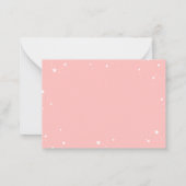 あなたは魔法のユニコーンとレインボーバレンタイン ノートカード (裏面)