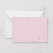 あなたは魔法のユニコーンとレインボーバレンタイン ノートカード (裏面)