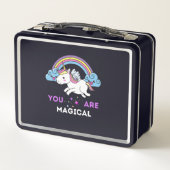 あなたは魔法のユニコーンの子供たち メタルランチボックス (裏面)