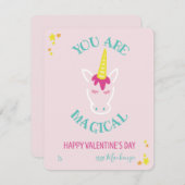 あなたは魔法のユニコーン教室バレンタイン シーズンカード (正面/裏面)