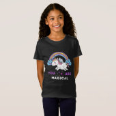 あなたは魔法のユニコーンTシャツ Tシャツ (正面フル)