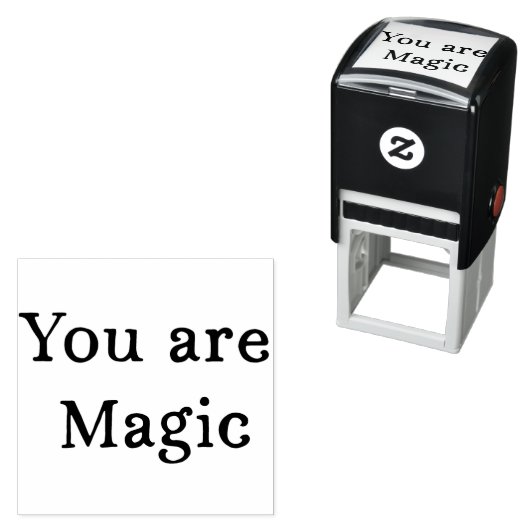 あなたは魔法スタンプ – ギフトのためのカスタマイズ可能なスタンプ セルフインキングスタンプ (インサイチュ)