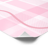 あなたは魔法ピンクプレイド感動的引用文 ポスター (コーナー)