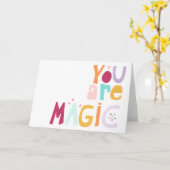 あなたは魔法 カード (黄色い花)