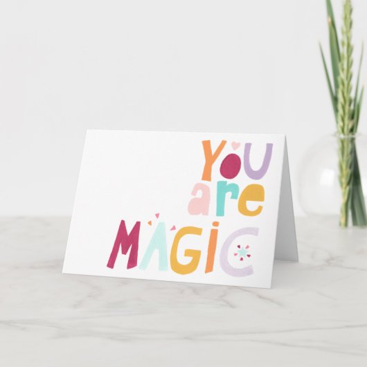 あなたは魔法 カード (正面)