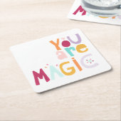 あなたは魔法 スクエアペーパーコースター (アングル)