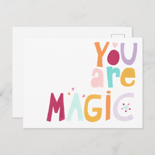 あなたは魔法 ポストカード (正面/裏面)