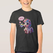 あなたは魔法！ユニコーン トライブレンドＴシャツ (正面)