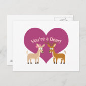 あなたは鹿が! ポストカード (正面/裏面)