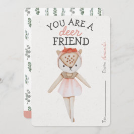 あなたは鹿友達ガールバレンタインデー教室