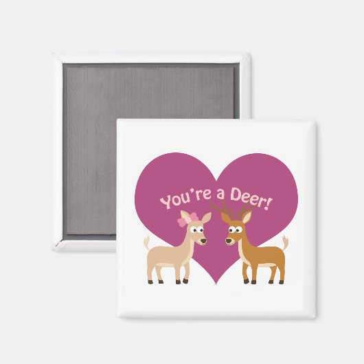 あなたは鹿！ マグネット (正面/裏面)