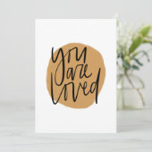 あなたは黄色に愛されている サンキューカード (スタンド正面)