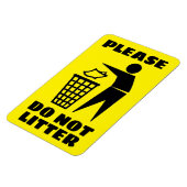 あなたは黒と黄色を落とさないでカスタマイズね マグネット (左側)