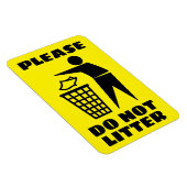 あなたは黒と黄色を落とさないでカスタマイズね マグネット (右側)