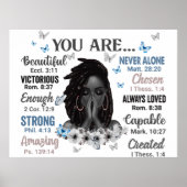 あなたは黒の女王メラニン女性の神が言う ポスター (正面)