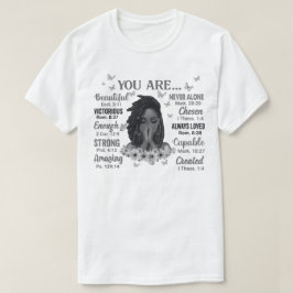 あなたは黒人女性クリスチャン・メラニン・シスタ Tシャツ