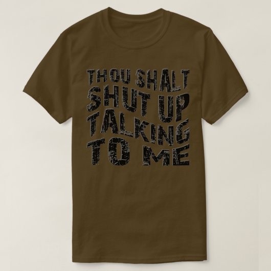 あなたは黙って私に話し掛ける1 Tシャツ (デザイン正面)