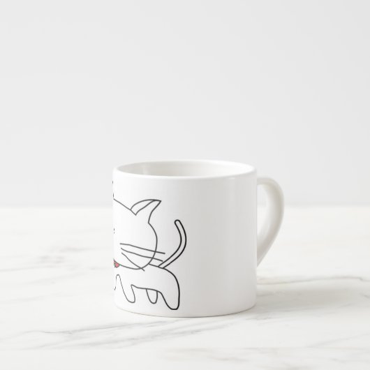 あなたは1つのクールな猫のエスプレッソのマグ エスプレッソカップ (正面右)