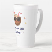 あなたは1つのクール先生 – かわいいココナッツラテマグカップ カフェラテマグ (右アングル)