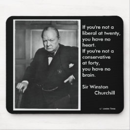 あなたは20のない自由主義者… マウスパッド