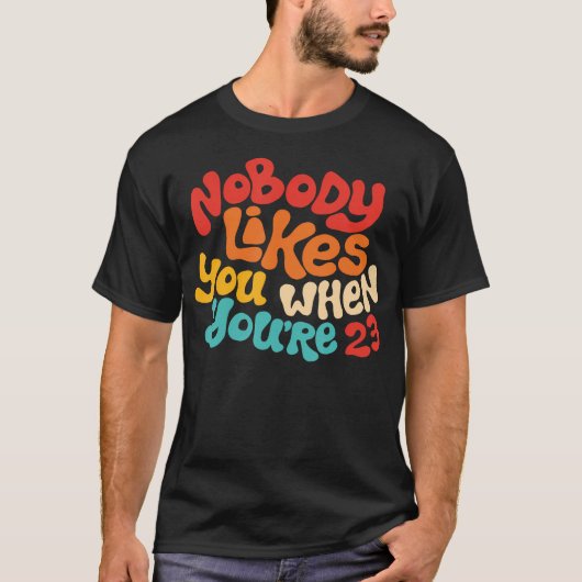 あなたは23デザイン Tシャツ (正面)