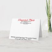 あなたは40枚の誕生日カード カード (裏面)