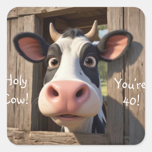 あなたは40 スクエアシール (正面)