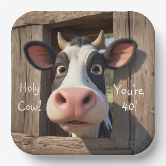 あなたは40 ペーパープレート (正面)